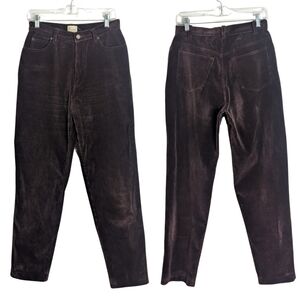 Vintage 90's Brown Corduroy Highwaisted Pants Women's Size 8